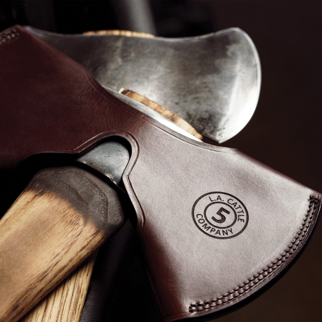 Double axe cover for LA cattle company